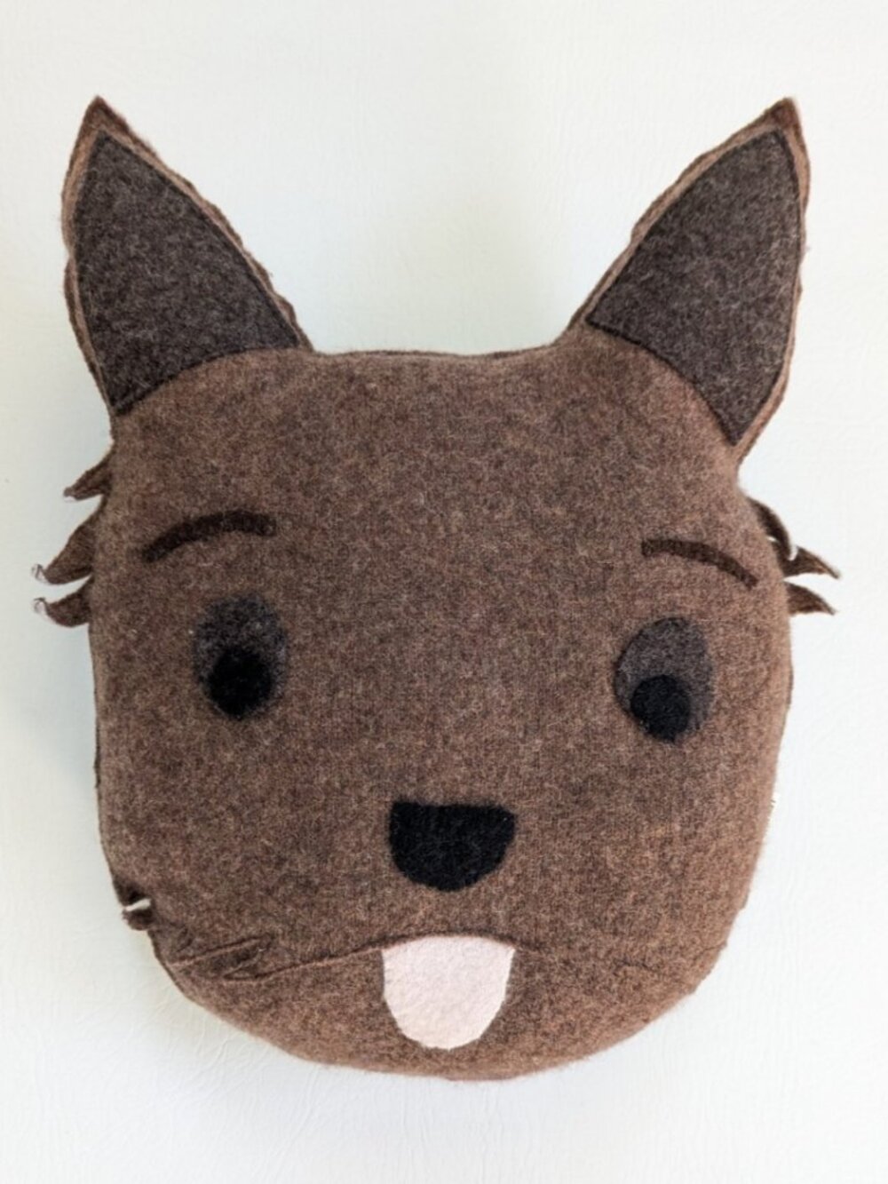 Cashmere Handmade Dog Pillow Plush Toy Washable Nursery Decor